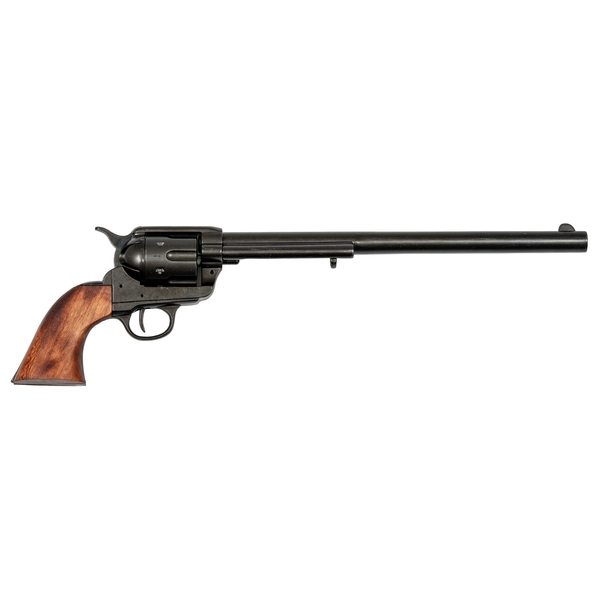 Black .45 Caliber Peacemaker Revolver Designed By S.Colt